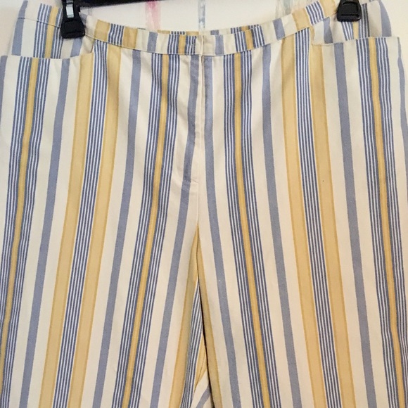 STONEBRIDGE Striped Capri’s/Cropped Pants - Picture 3 of 6